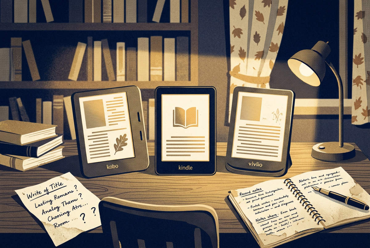 Illustration de l'article Quelle liseuse choisir cet automne ? Comparatif complet